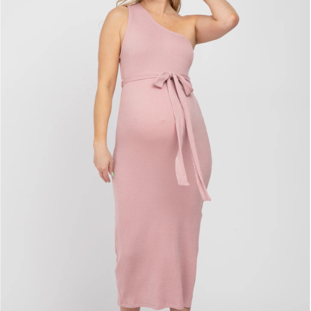 Pinkblush Maternity Clothes Summer Bundle - Dresses, Swimsuit, Bellaband - S/M